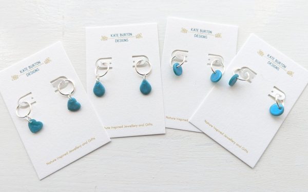 Endless Hoops Earring collection - sleepers with nature inspired charms